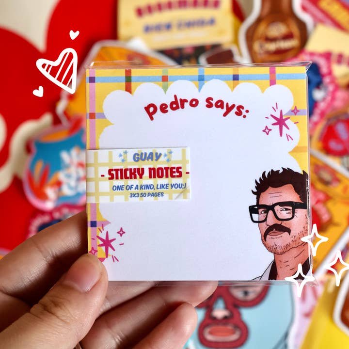 Pedro Says: - Sticky notes Pop Culture for wholesale by Gaec Studio