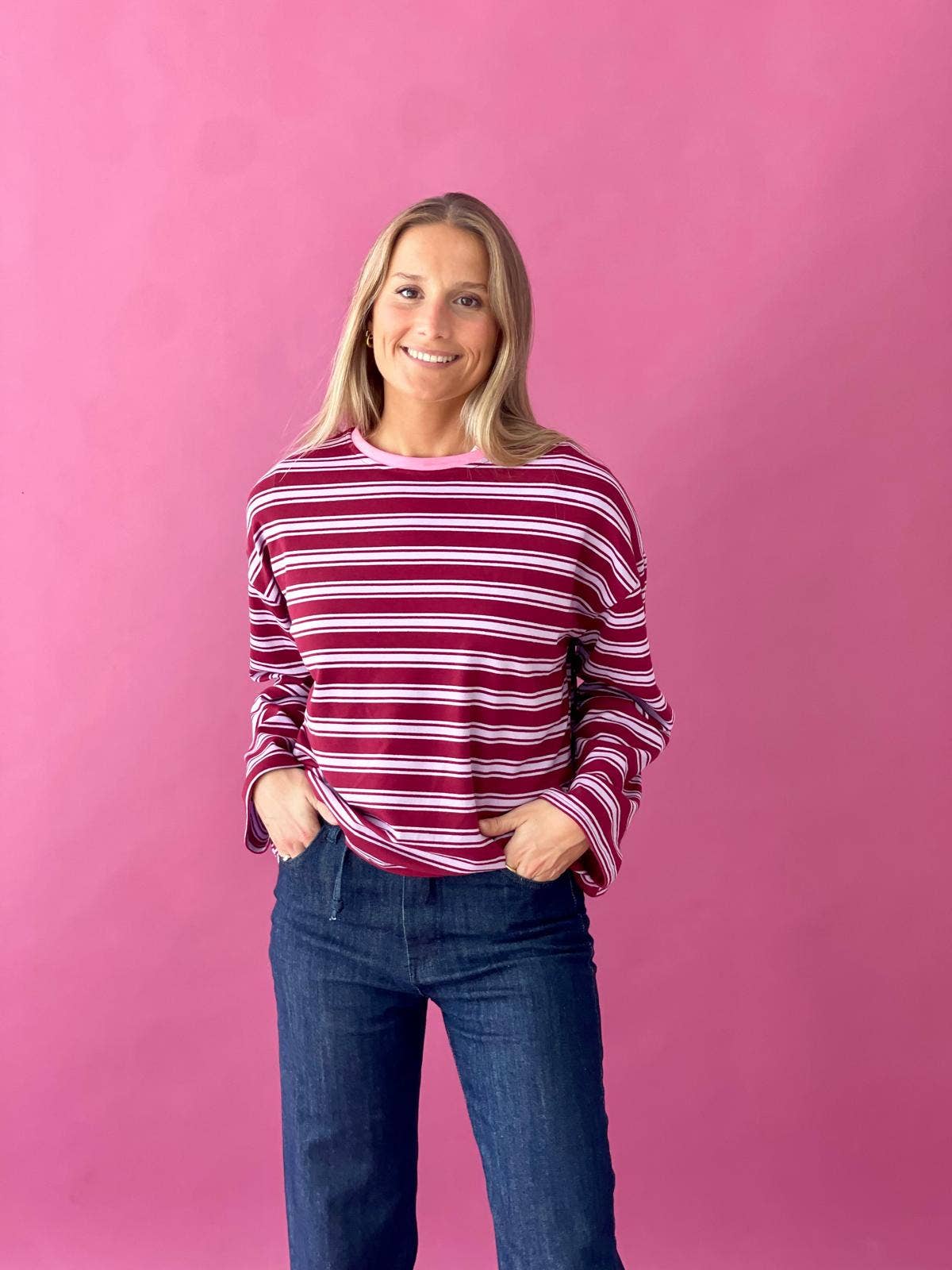 MindTraveler – Engroshandel Strikket top - Dame – Pipa T-shirt Bourgogne6