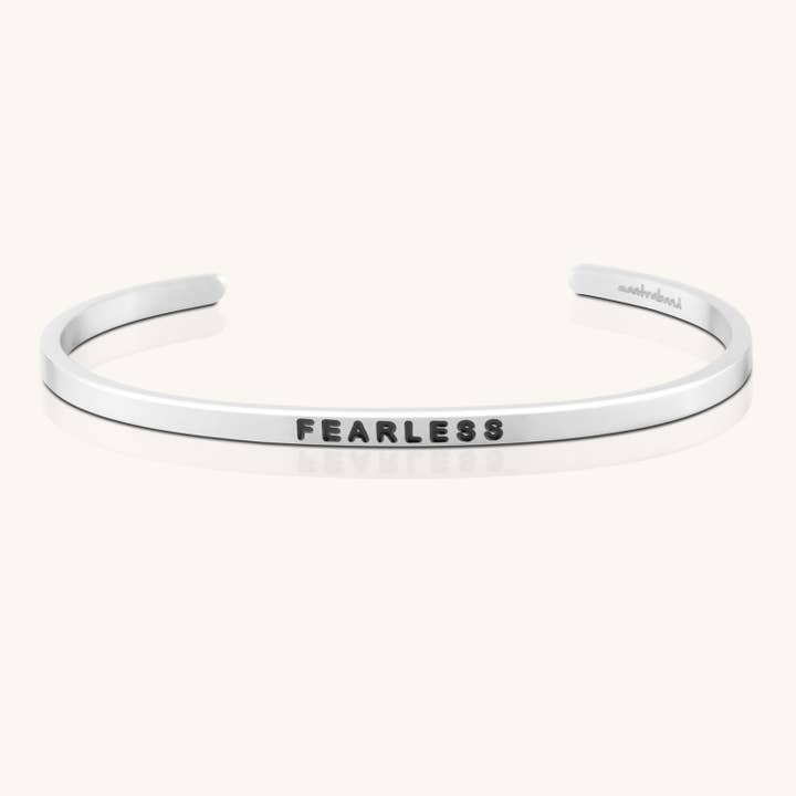 Fearless - inspirational mantraband® cuff bracelet for wholesale by MantraBand