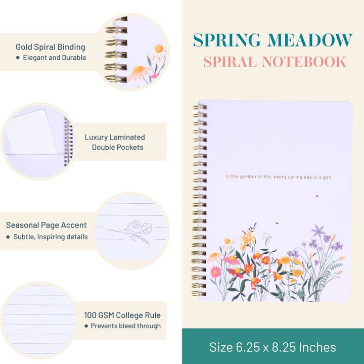 Happy Hoos - Wholesale Notebook - Spring Meadow3