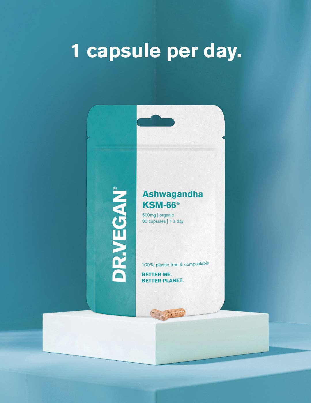 DR.VEGAN – wholesale Oral supplement/vitamin – Ashwagandha KSM-66® 500mg | 30 Capsules | Organic3