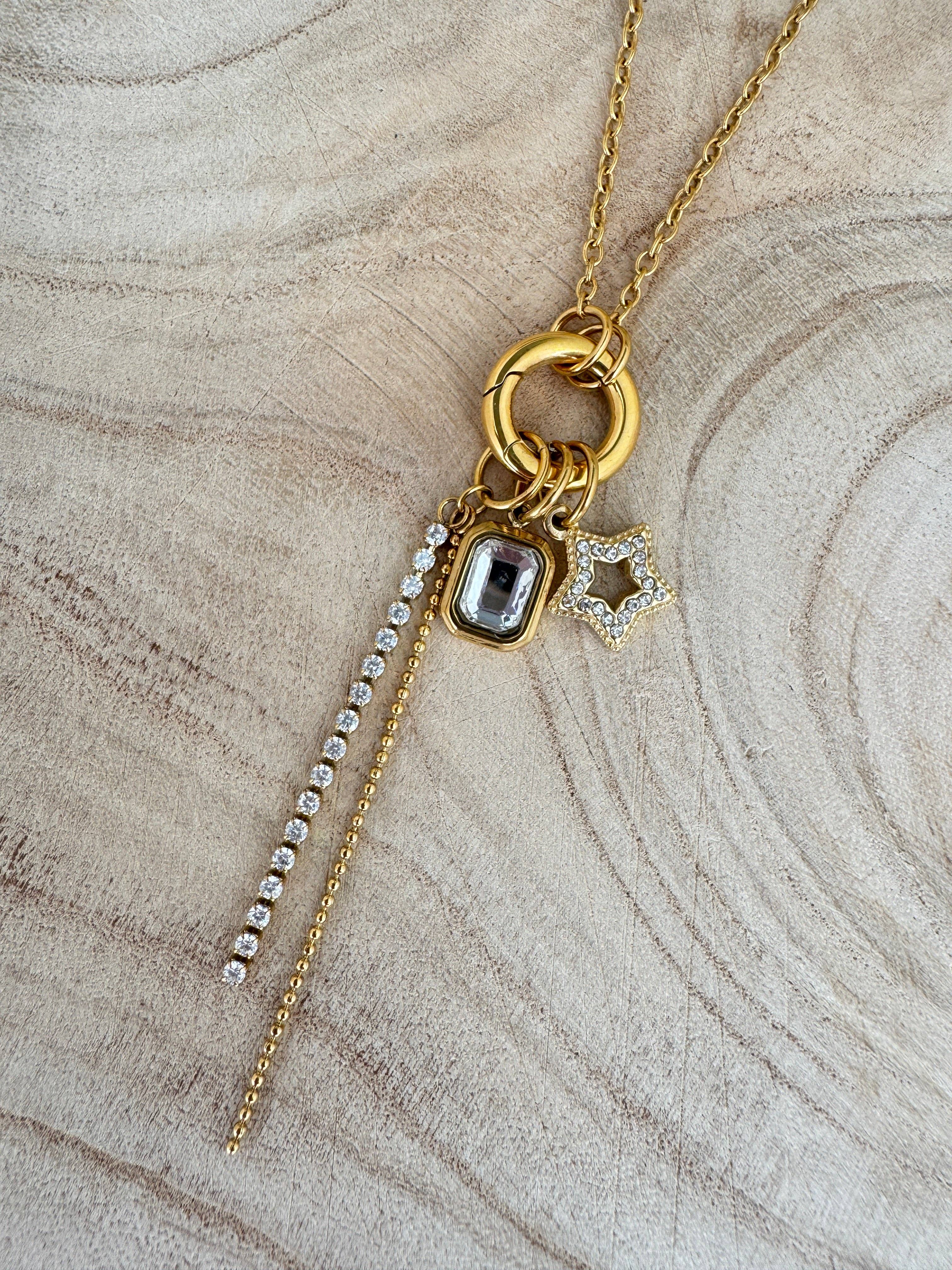 Wild Spirit London - Wholesale Pendant/Charm Necklace - The Twilight Glimmer Gold Plated Waterproof Necklace2