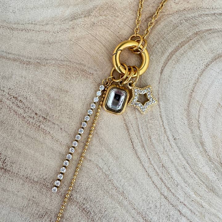 Wild Spirit London - Wholesale Pendant/Charm Necklace - The Twilight Glimmer Gold Plated Waterproof Necklace2