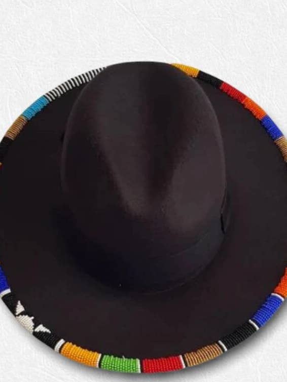 Handmade Beaded Fedora & Cowboy Hat for wholesale by Delight merchants