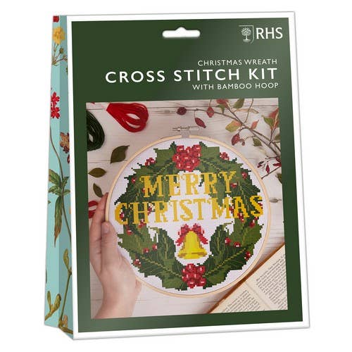 West Design Products – wholesale Material för broderi/korsstygn – RHS Korsstygnsats, Flerfärgad, 8", Jul0