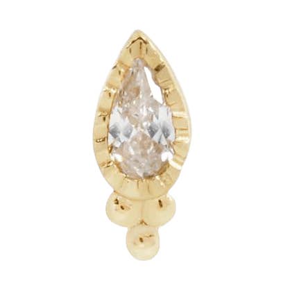 Gala - Cz - Fine senza filettatura per la vendita all'ingrosso da parte di Piercing-zone