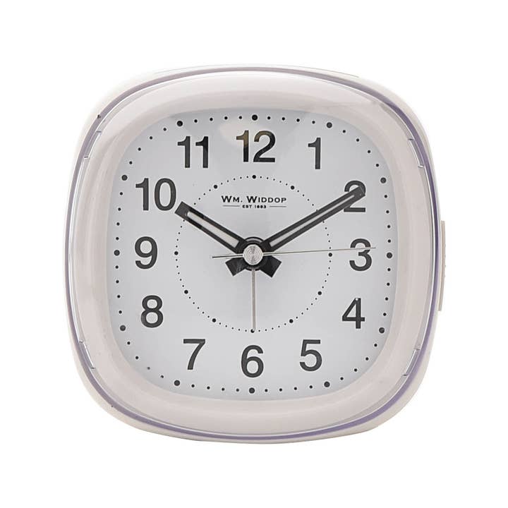 Hometime Alarm Clock Dome Lens Sweep Snooze Light - Ivory for wholesale by WIDDOP and Co. US