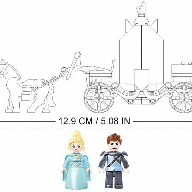 Texas Toy Distribution – wholesale Byggsats - Barn – Sagoberättelser om vintervagn byggklossar (191 delar)4