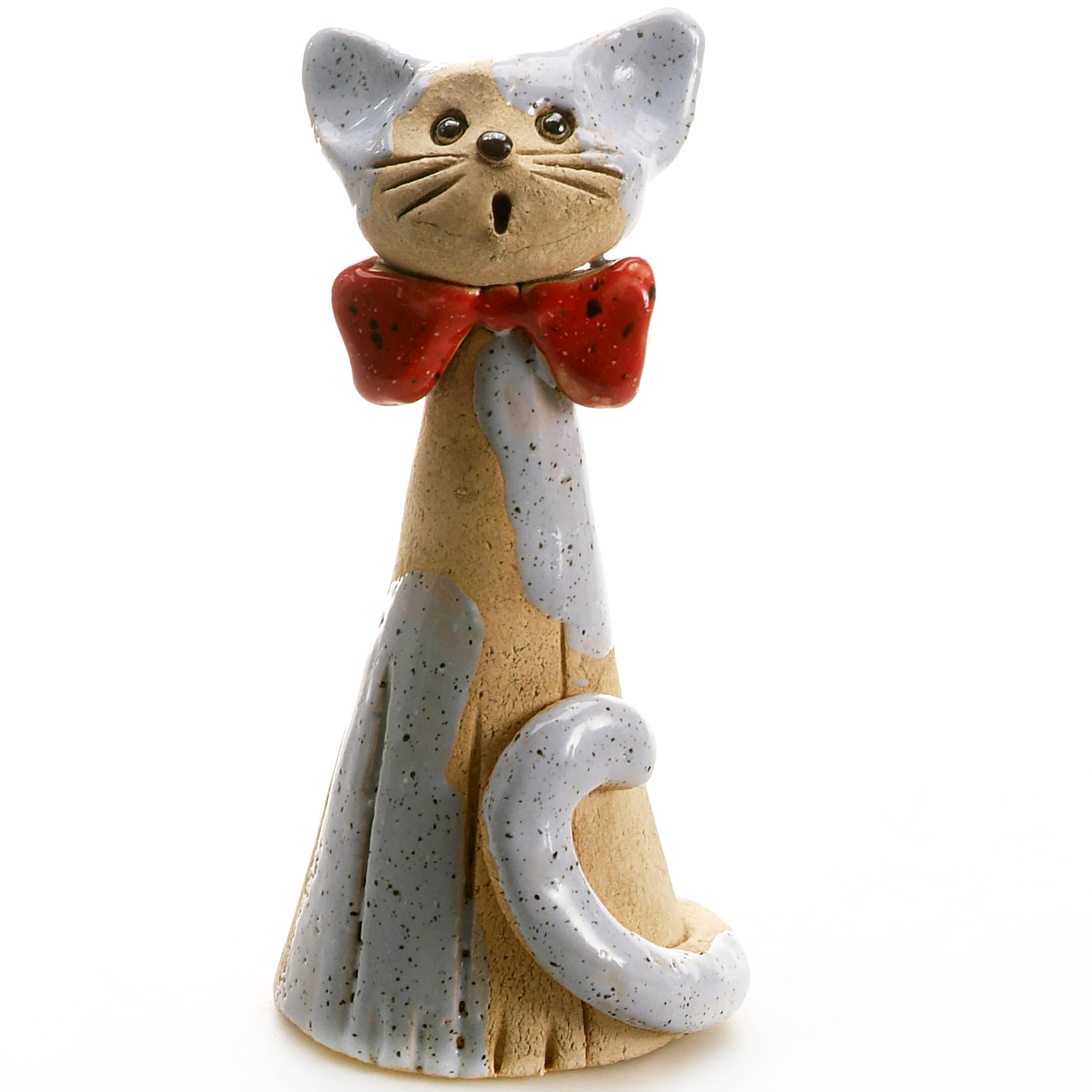 Enigma Supplies - Vendita all'ingrosso Statuette decorative - Simpatica statuetta decorativa in ceramica a forma di gatto | 2 stili0