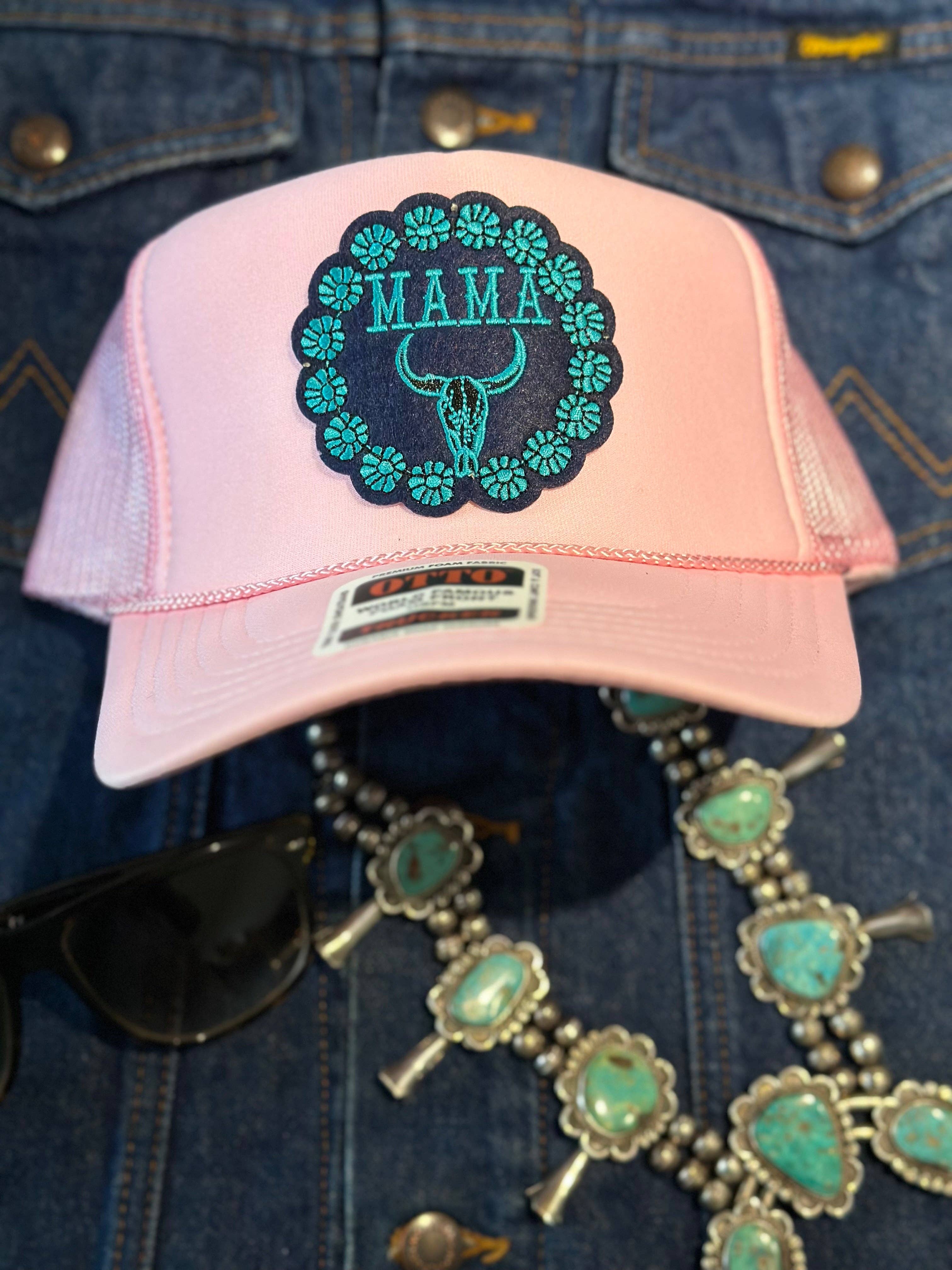 High Ho Silversmithing - Wholesale Trucker Hat - Women's - MAMA STEER HEAD TRUCKER HAT5