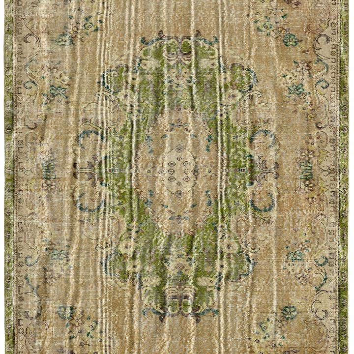 RUG N CARPET - Wholesale Area Rug - 4x7 Beige Turkish Handmade Area Rug - 45914