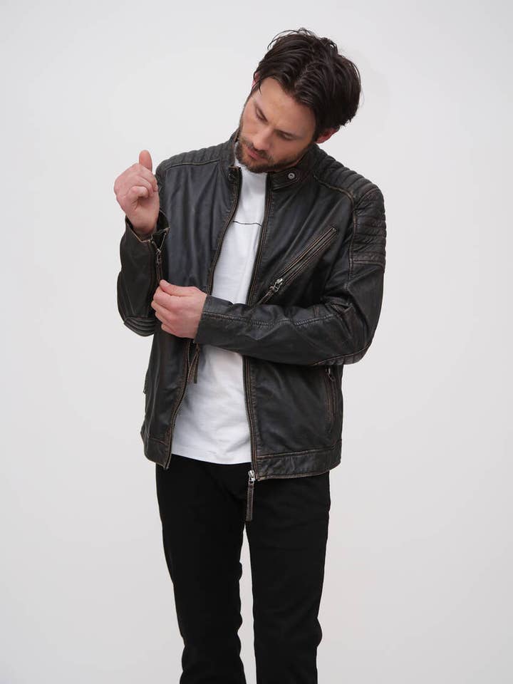 M.O.D - Thomas, black wash, jeans, denim, broek, joggingdenim voor wholesale door Miracle of Denim