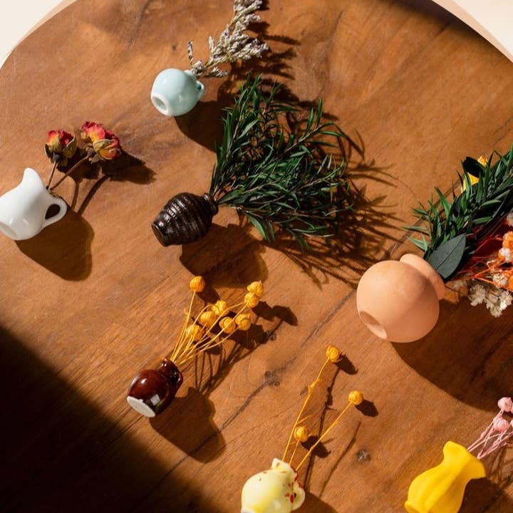 Otterware - Wholesale Magnet - Novelty Miniature Flower Pot Magnets (Hand-Painted Look)13