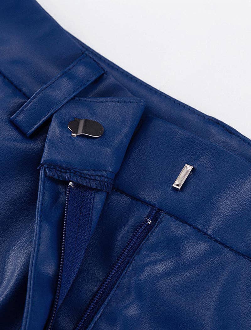 safistyle - Wholesale Pants - Women's - High Waist PU Leather Pants5