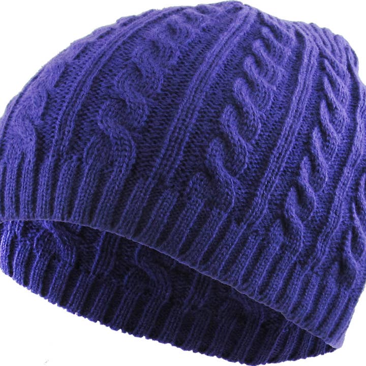 KBETHOS - Wholesale Beanie - Unisex - Cuffless Cable Knit Beanie50