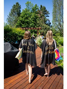 Funky Junque - Wholesale Swim Cover Up - Women's - Swim Suit Cover Up - Good Time and Tan Lines (Black/Gold)