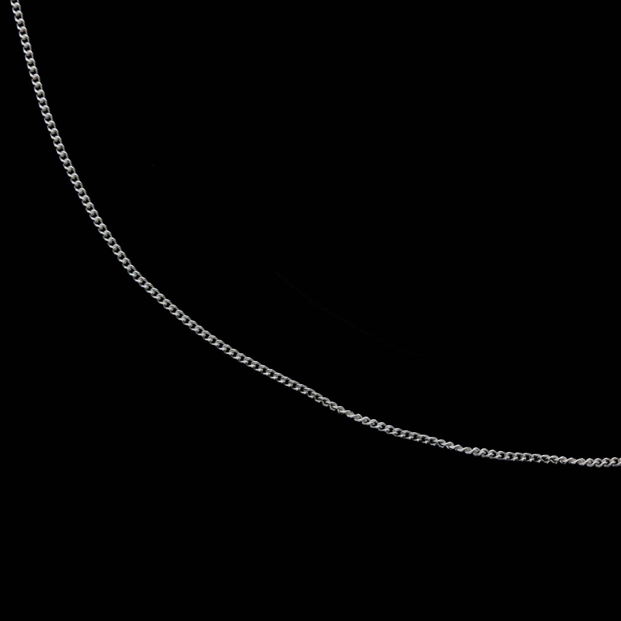 SilverAmber Jewellery - Venta al por mayor Collares de cadenas y eslabones - Delicada cadena curb de plata esterlina 925 hecha en Italia - GCH0054
