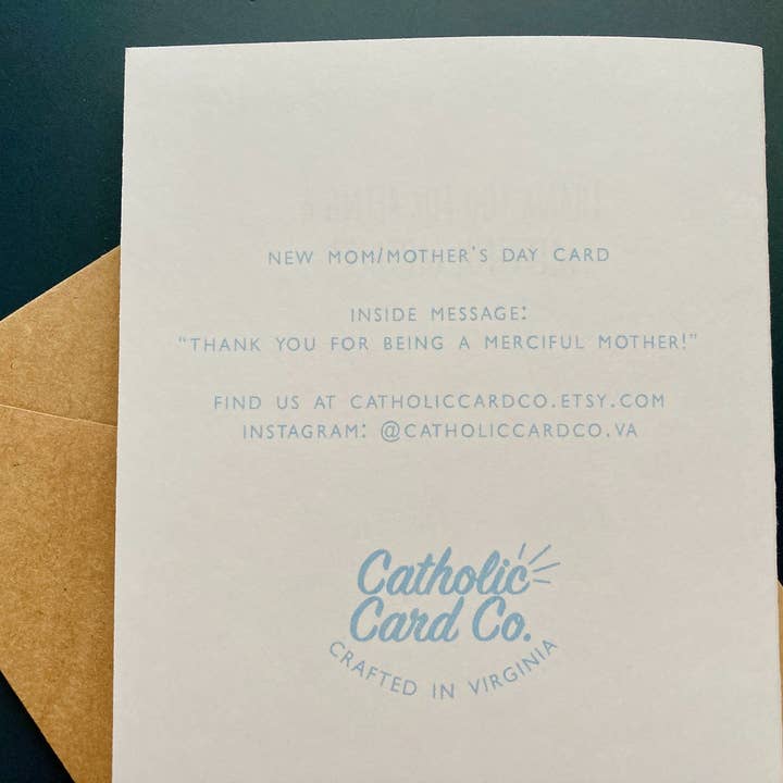 Catholic Card Co. - Wholesale Mother's Day Card - Christian Mom | Mother's Day Card | Catholic New Mom Card