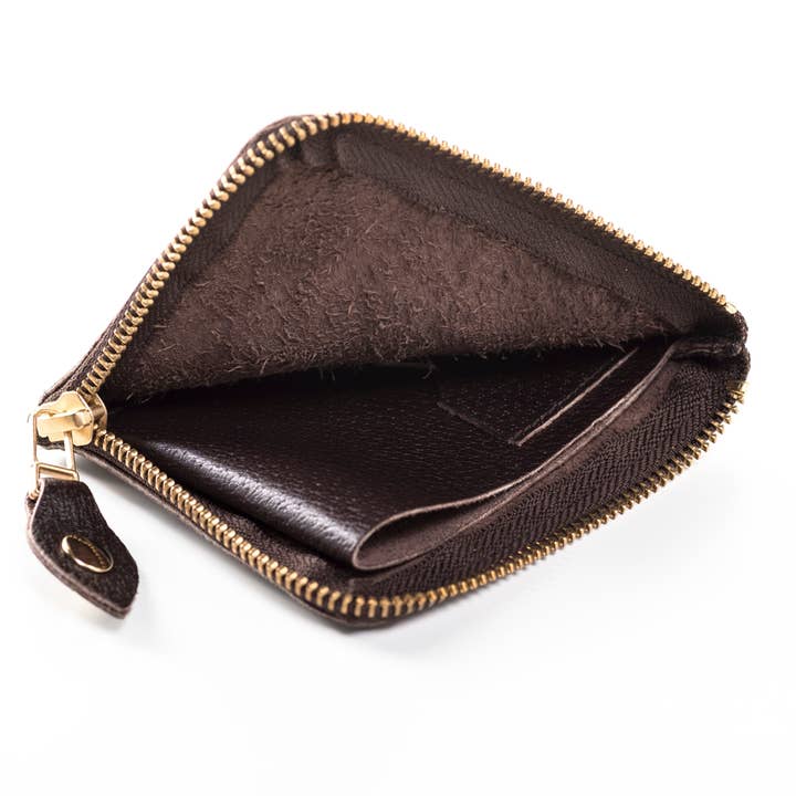 Frankinelli - Wholesale Wallet - Women's - Dark Brown Peccary Wallet6