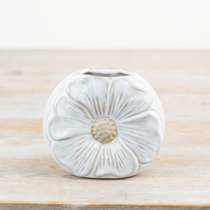 Vaso Margherita Fiore, 13 cm per la vendita all'ingrosso da parte di Gainsborough Giftware x Portland Living