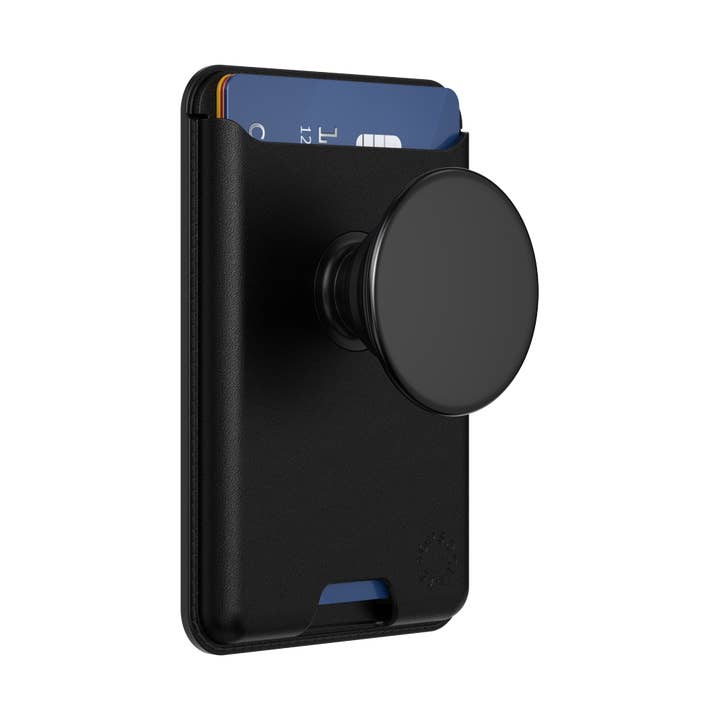 Portefeuille de téléphone PopSockets MagSafe Softgoods - Noir pour la vente par PopSockets