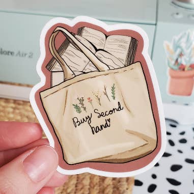 Buy Second Hand Vinyl Sticker for wholesale by Claire L Designs