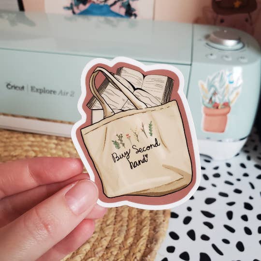 Buy Second Hand Vinyl Sticker for wholesale by Claire L Designs