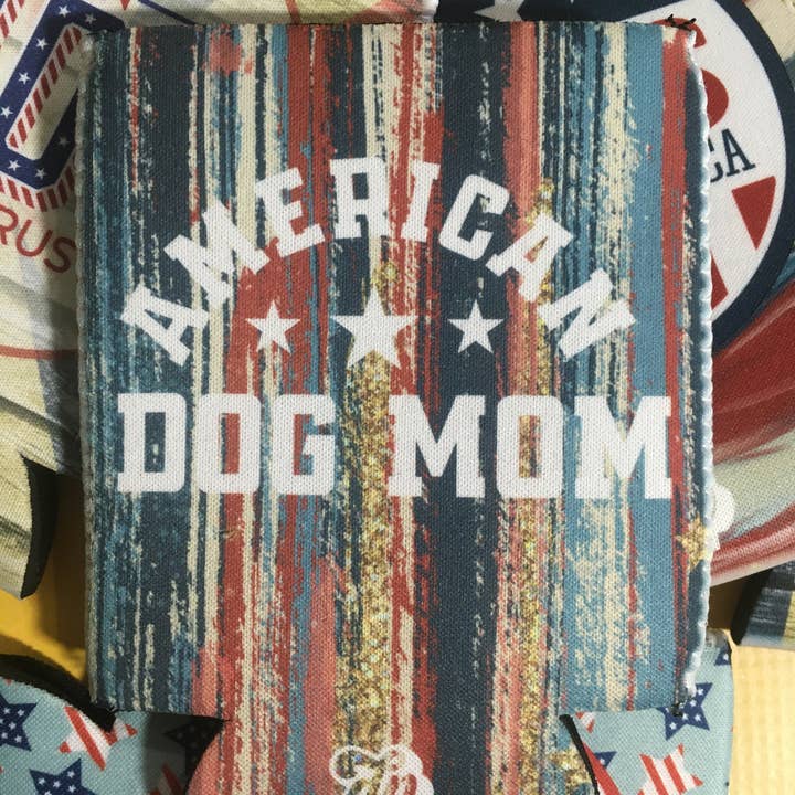 American Dog Mom Can Insulator for wholesale by The Dapper Paw