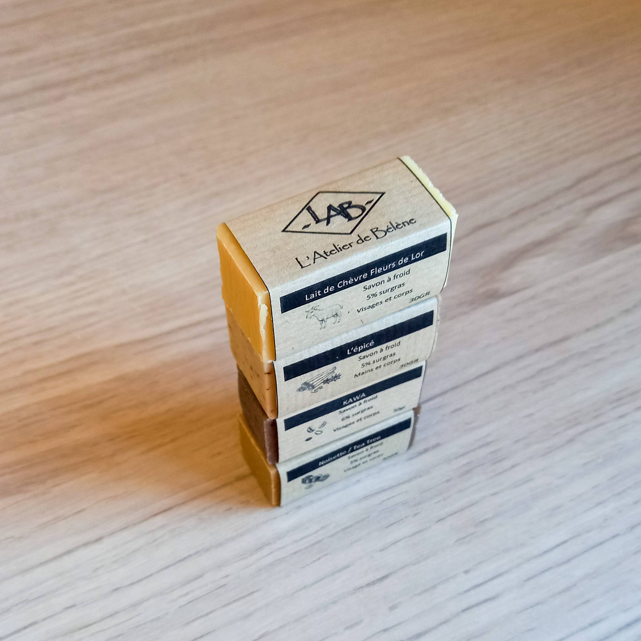 L'Atelier de Bélène – wholesale Bar Soap – KAWA SOAP - Guest Size, Hotel and Gite2