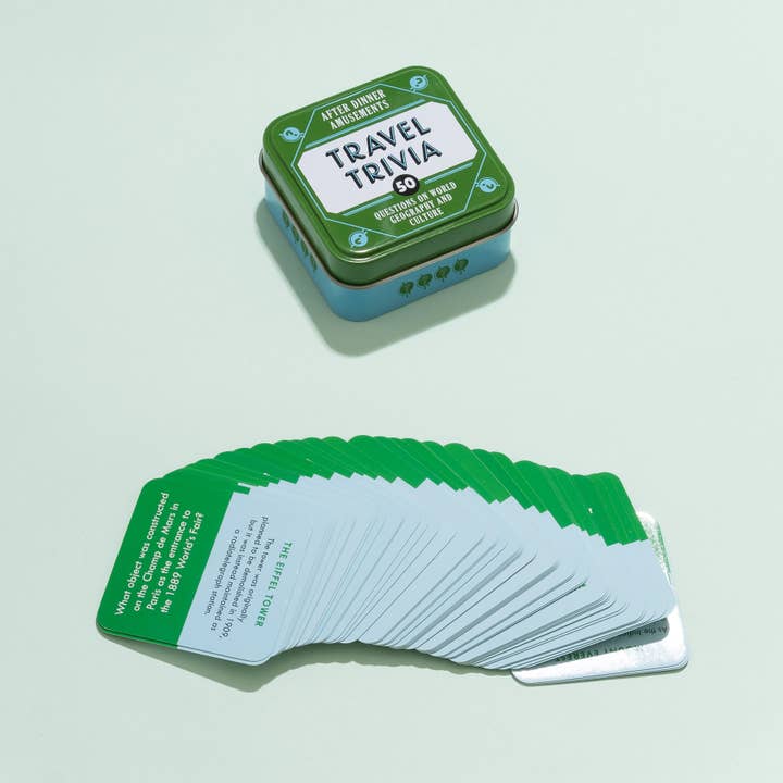 Chronicle Books - Wholesale Card Game - After Dinner Amusements: Travel Trivia4