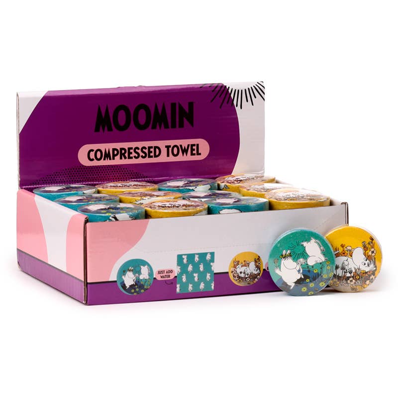 Puckator EU - Wholesale Sports Towel - Moomin Compressed Travel Towel0