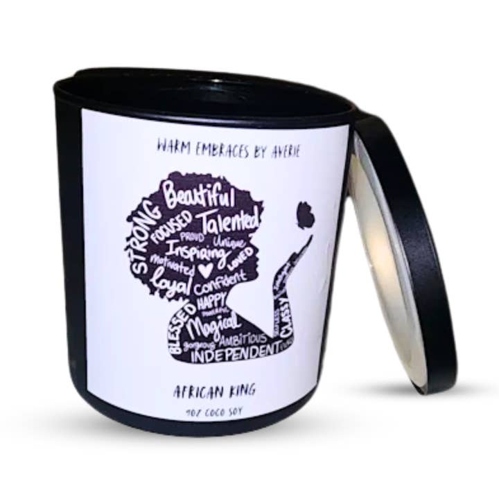 Afrikansk Konge Duftlys – Coco Sojavoks | Aromatisk for engroshandel hos Warm Embraces By Averie