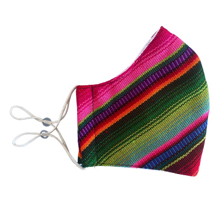 Lumily - Wholesale Medisch gezichtsmasker - Hacienda gestreept gezichtsmasker met filterzak - Guatemala3