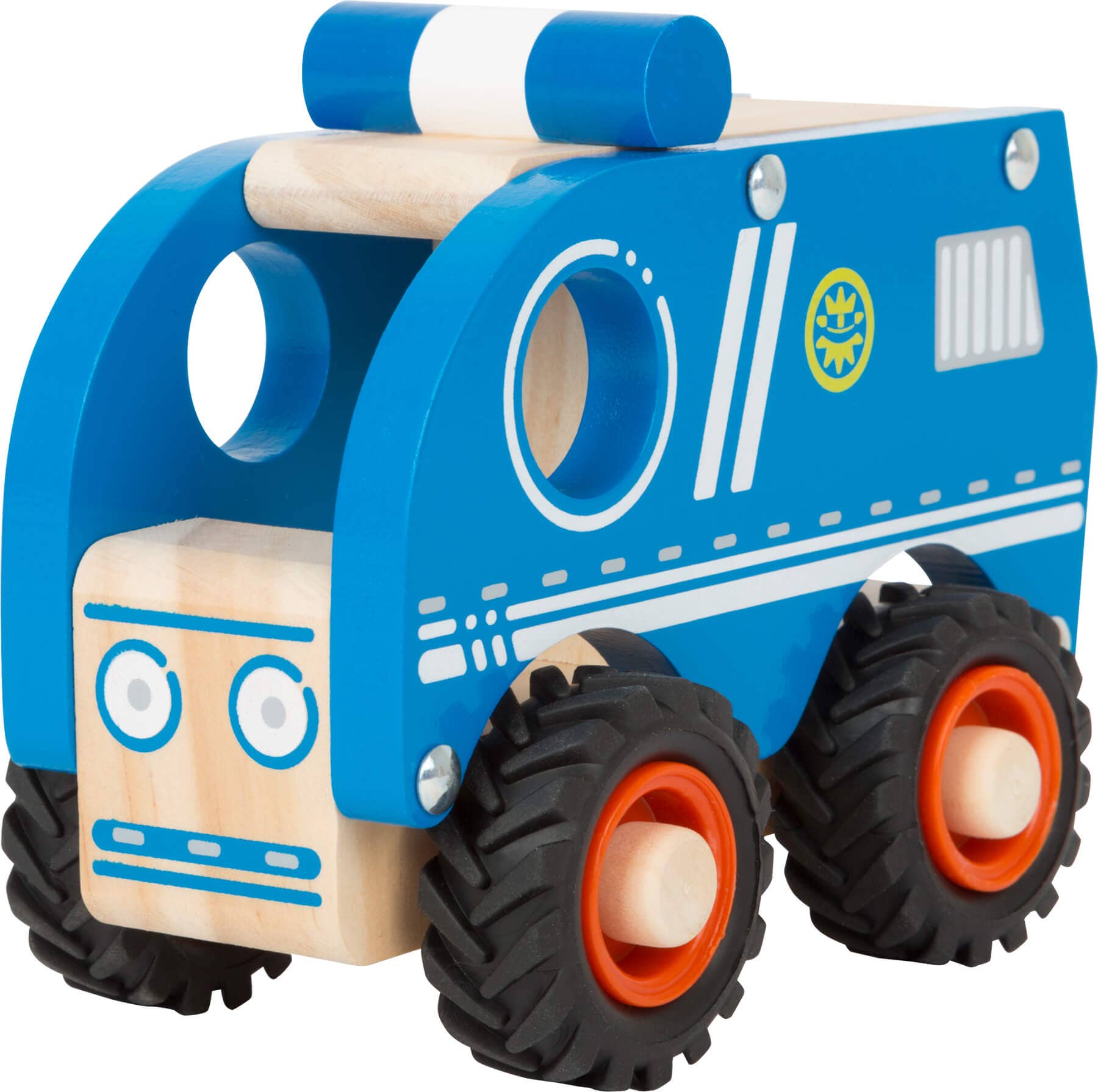 small foot - Vente Voiture/camion miniature – enfant - Voiture de police en bois FSC® certifié1
