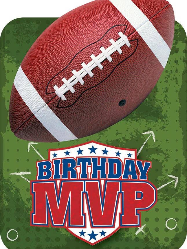 Voetbal folie kaart voor wholesale door Paper House Productions