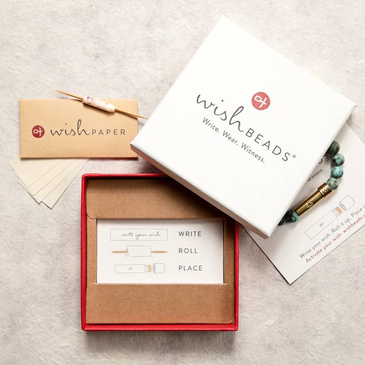 Wishbeads - Wholesale Beaded Bracelet - Polished Botswana Agate Intention Bracelet3