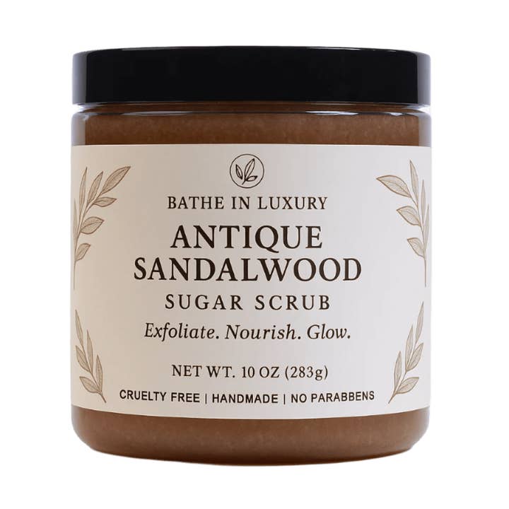 Antik sandelträ sockerpeeling för wholesale av Bathe in Luxury