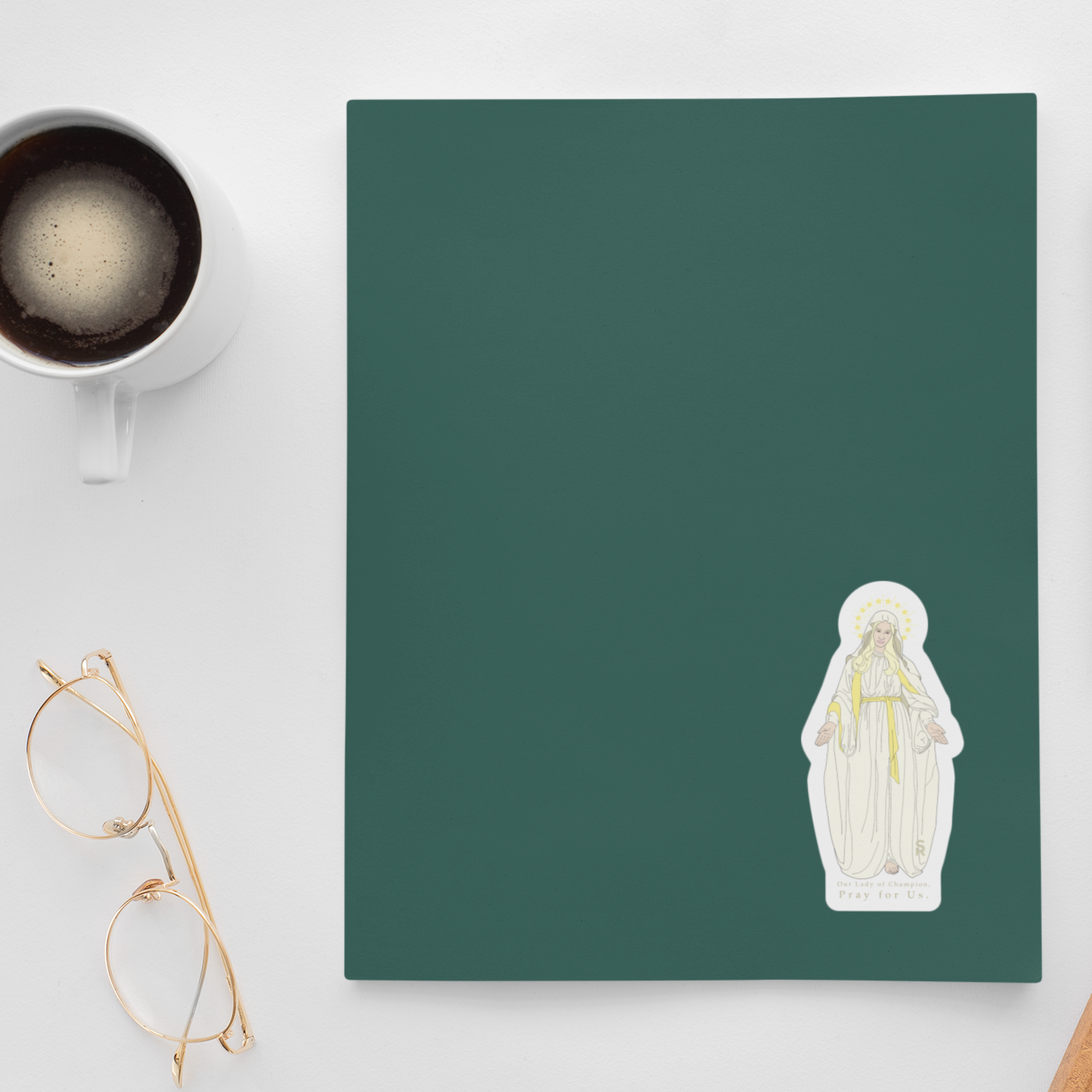 Sock Religious - Wholesale Sticker - Our Lady of Champion Sticker 10 Pack1