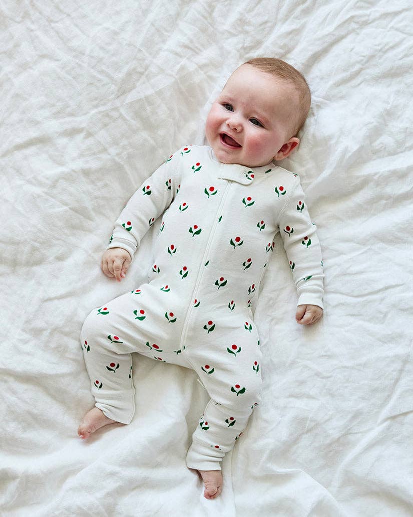 Lewis - Wholesale Sleepsuit - Baby - Zip Sleeper - Bud | Bayberry4