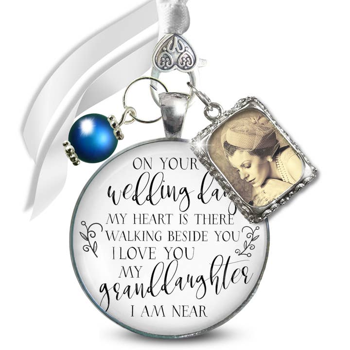 Wedding Bouquet Bridal Charm Honor Deceased Grandparent for wholesale by Gutsy Goodness