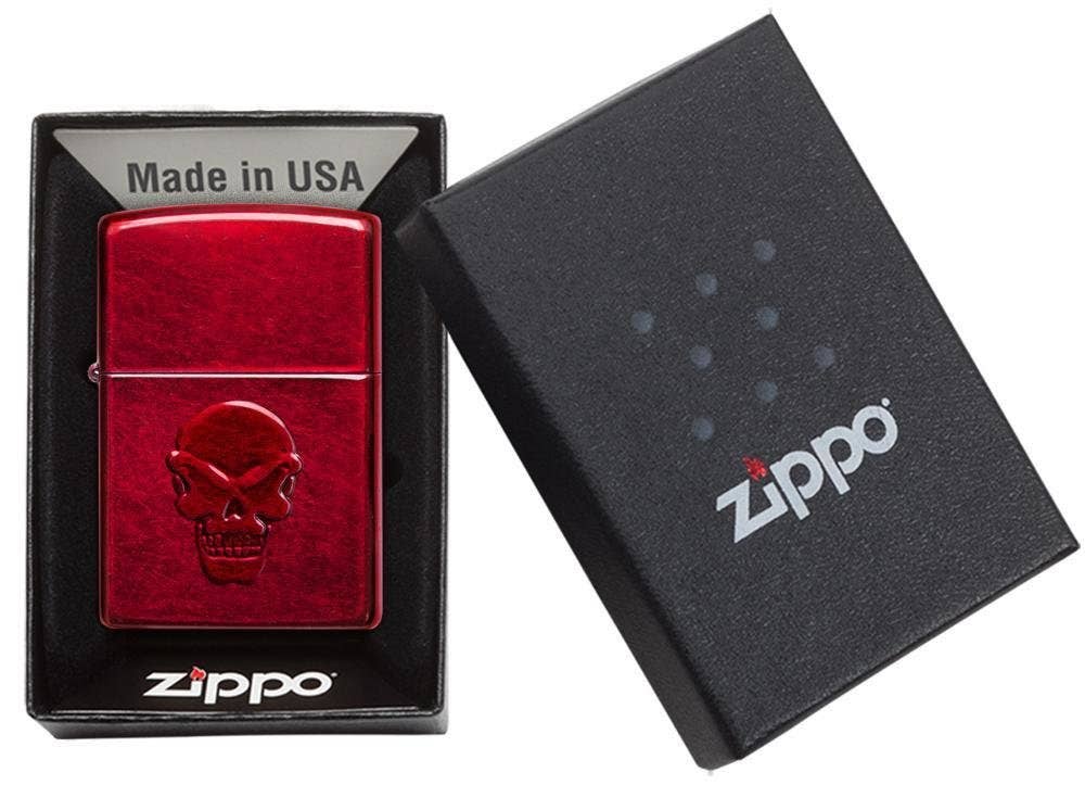 Benhalex - Wholesale Lighter - Zippo Doom Red Skull 3D Stamp Windproof Lighter6