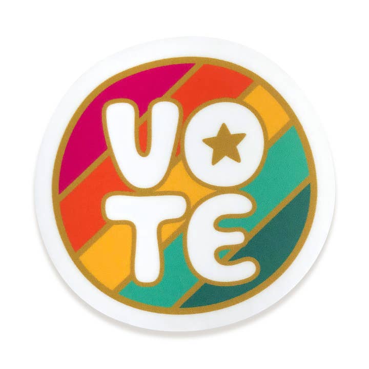 Vote Vinyl Sticker - Election for wholesale by Night Owl Paper Goods