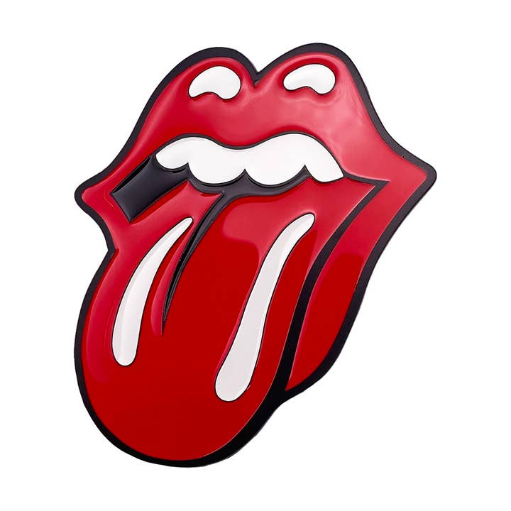 Enamel Magnet - Rolling Stones HEAVY DUTY METAL 1960s Rock for wholesale by Square Deal Recordings & Supplies