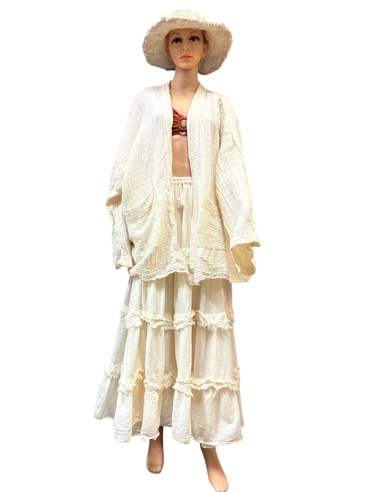 Rising International Inc - Wholesale Dress - Women's - Cotton Open Front Pocket Cardigan2