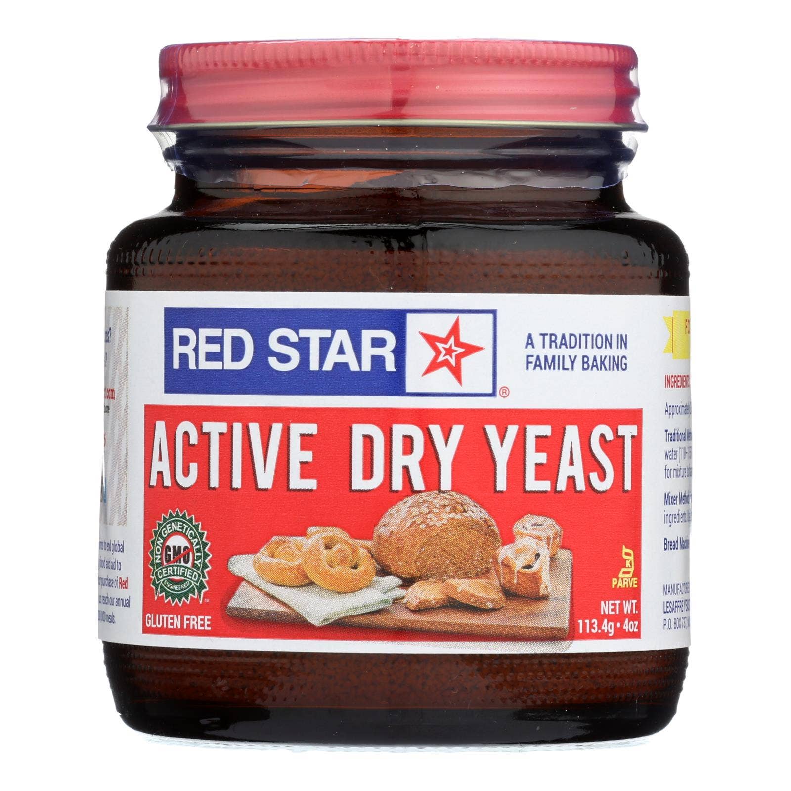 Ware Spark - Wholesale Bread Mix - Red Star Nutritional Yeast Yeast - Active - Dry - Case Of 12 - 4 Oz0