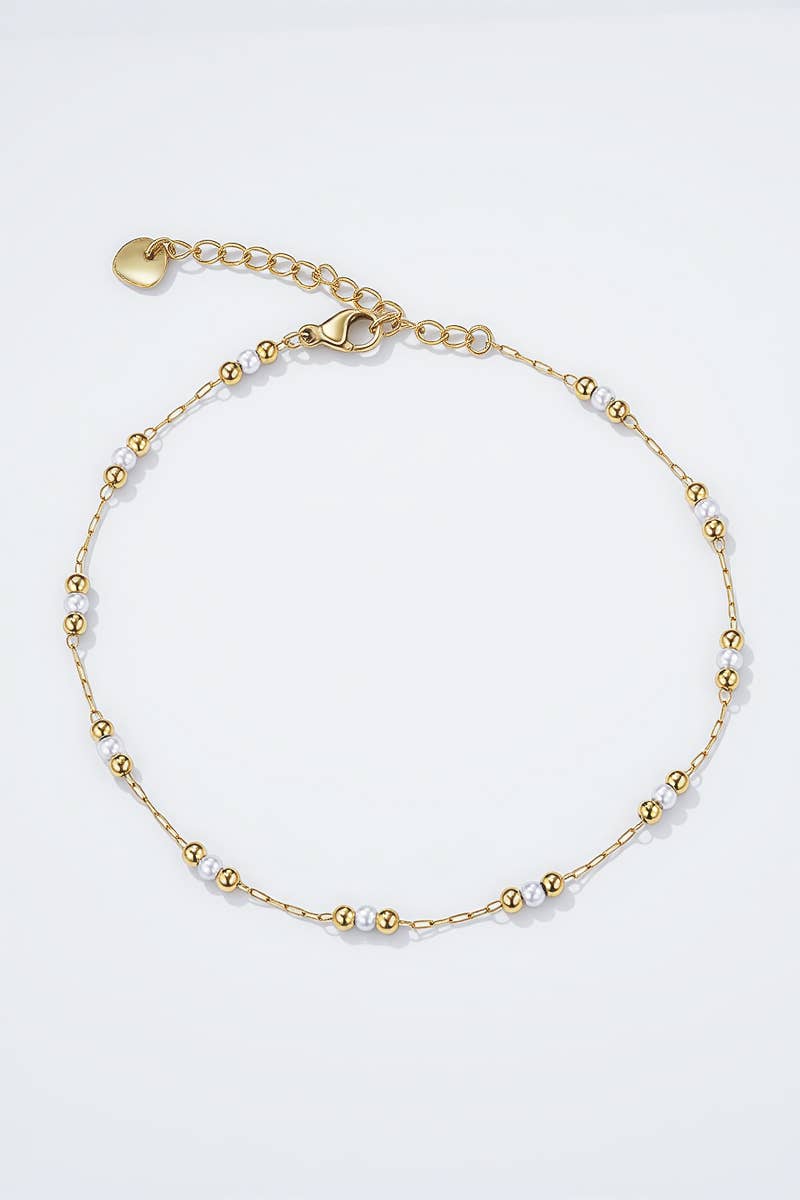 Gold Correntes de tornozelo em aço inoxidável 624RX05 para venda a revendedores na Faire2