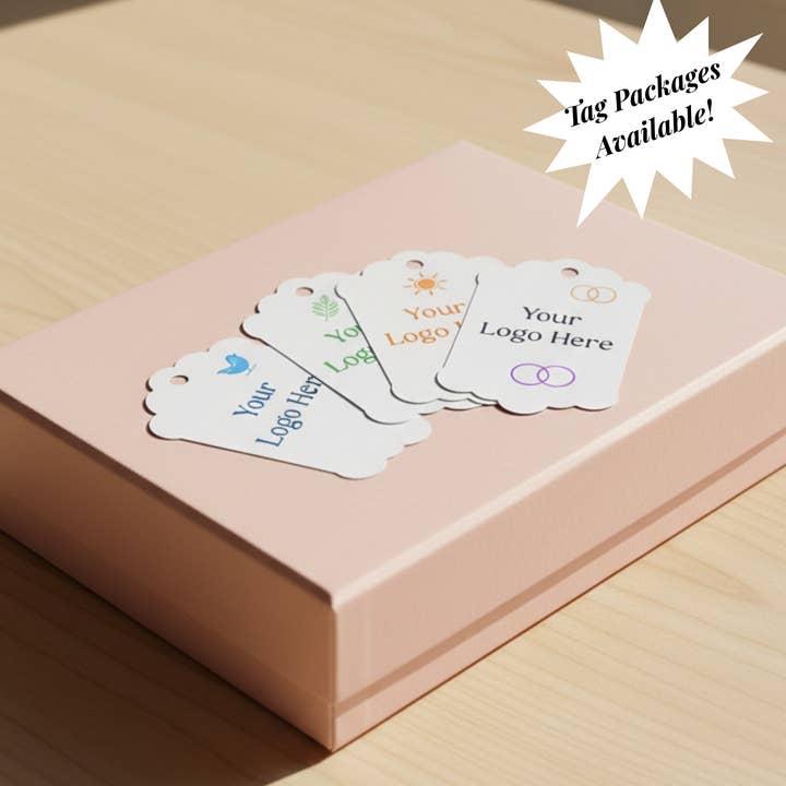 Étiquettes de Marque Personnalisées avec Logo – Étiquettes de Produit en Gros pour la vente par Whispering Petals Handmade