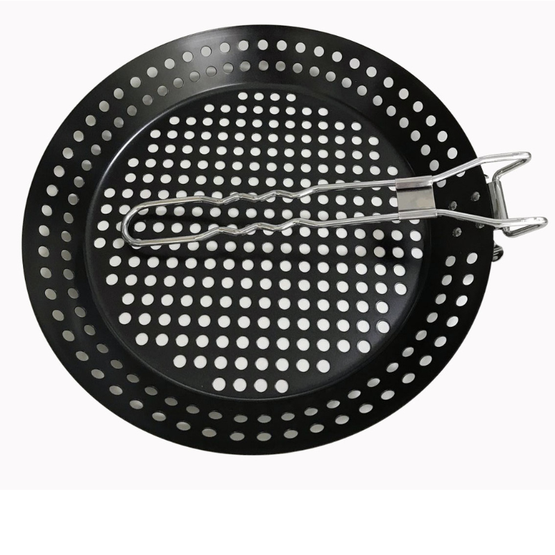 Black Barbecue Pan 30 X 4cm Coated Steel for wholesale on Faire1