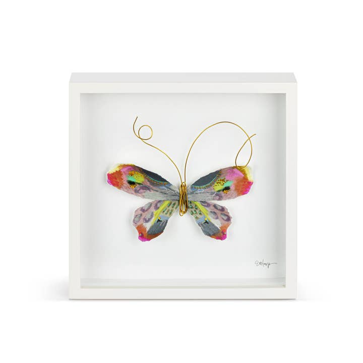 Multi Butterfly Wall Art - 10"sq for wholesale by DEMDACO
