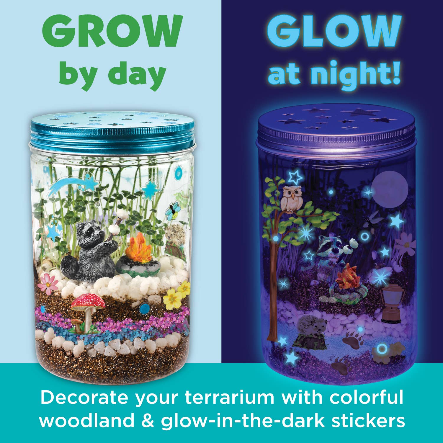 Faber-Castell / Creativity for Kids - Wholesale DIY Craft Kit - Kids - Grow N' Glow Terrarium DIY Craft Kit for Kids8